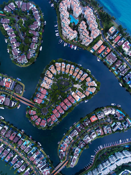 istock Singapore Residential Area aerial view 675074604