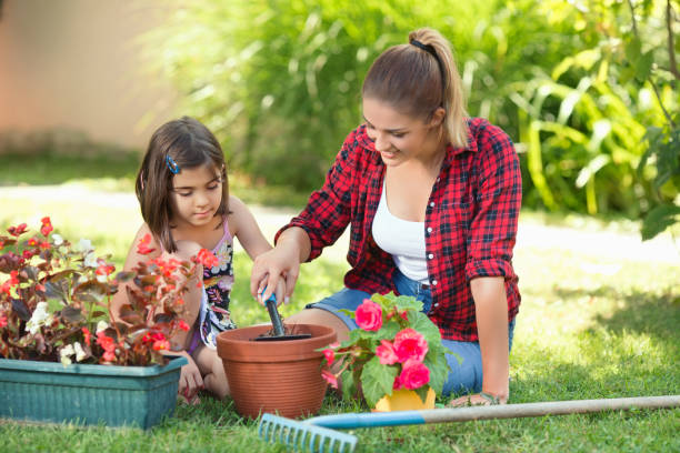 istock Family in a Garden 675076726