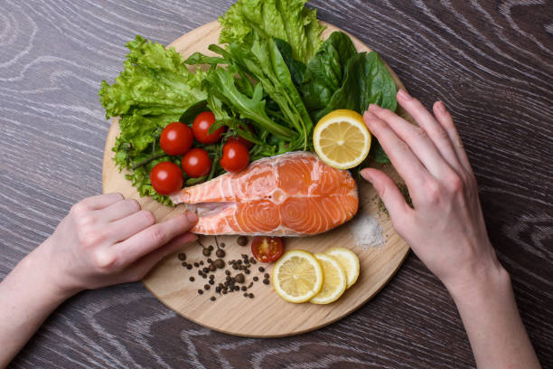istock Slice of raw salmon 675077006