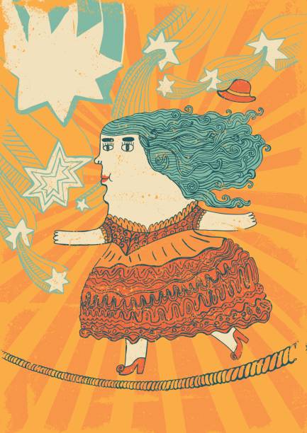 istock Girl walking on the tightrope 675077750