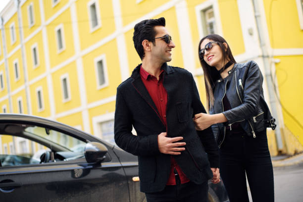 istock Young couple in the city 675077958