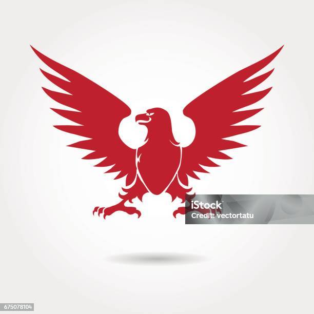 Red Eagle Heraldic Style Silhouette Stock Illustration - Download Image Now - Abstract, Ancient, Animal - iStock Red Eagle Heraldic Style Silhouette Stock Illustration - Download Image Now - Abstract, Ancient, Animal - iStock
