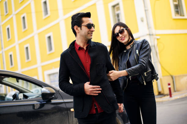 istock Young couple in the city 675078138