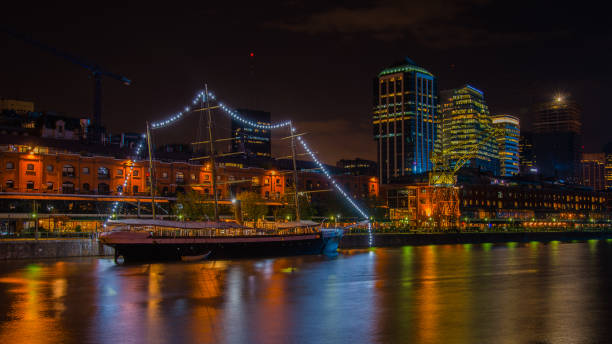 istock An old ship anchored in the harbour 675081122