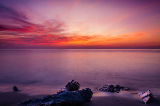 istock Sea and sky in Twilight time 675083282