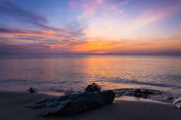istock Sea and sky in Twilight time 675088804
