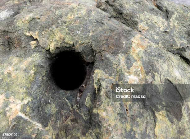Blasting Hole In Rock Stock Photo - Download Image Now - Quarry, Rock - Object, Business Finance and Industry