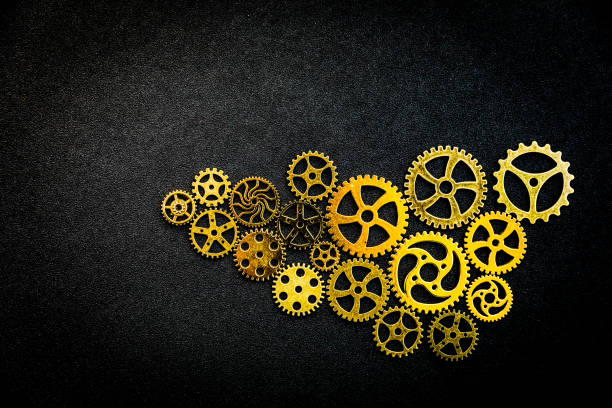 istock Gear metal wheels 675170770