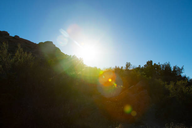 A geological formation at Vasquez Rocks in Santa Clarita.