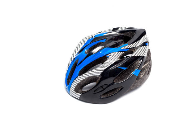 istock Colorful bike helmets 675173750