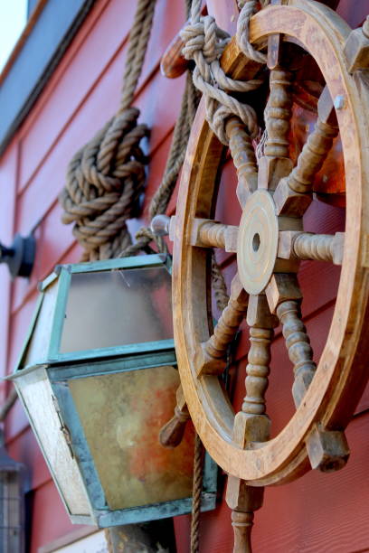 istock Nautical Equipment on boat dock 675183566