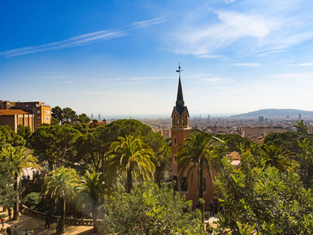 istock Barcelona City View from Parc Guell 675186882
