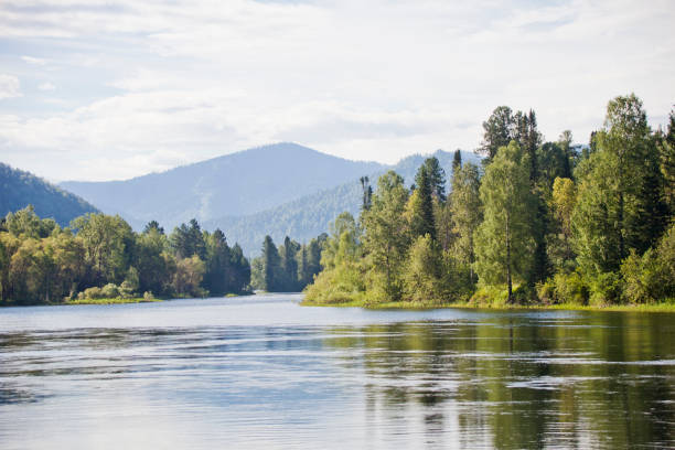 istock Biya river. Altai mountains landscape. Russia 675192526