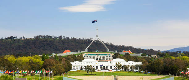 istock Parliament Houses, Canberra, Australia 675193020