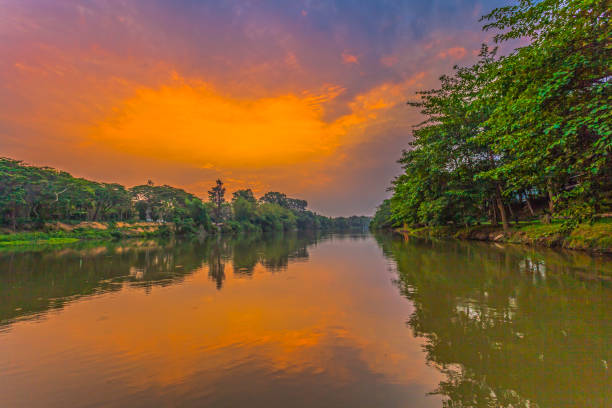 istock cloudy above river in the morning 675212566