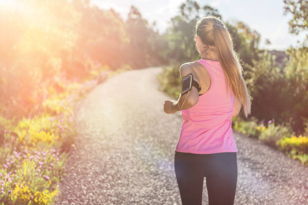 istock Jogging in nature & equipment 675217698