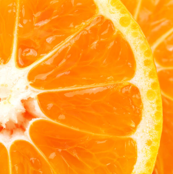 istock Orange fruit and slices.  isolated   background. 675220298