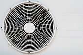 Condenser unit coil fan of an air conditioner