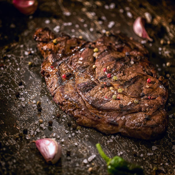 Roasted BBQ Rib Eye Steak