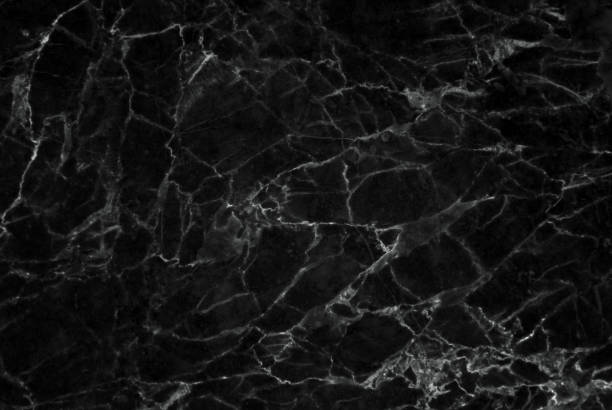 sfondo texture fantasia in marmo nero. - tiled floor dirty blue wall foto e immagini stock