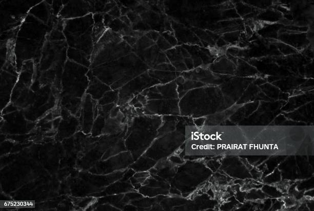 Black Marble Patterned Texture Background Stock Photo - Download Image Now - Marble - Rock, Blue, Marbled Effect