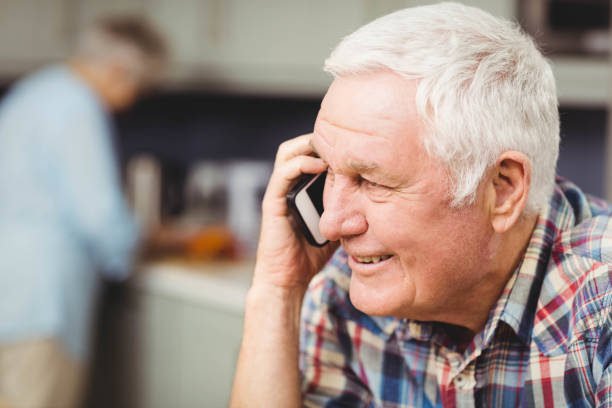 istock Senior man talking on phone 675233840