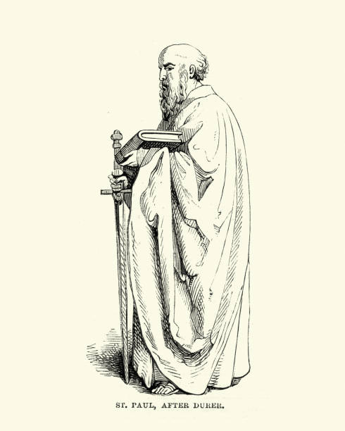 Ilustración de San Pablo Con La Espada Y La Biblia y más Vectores Libres de Derechos de Pablo el Apóstol - Pablo el Apóstol, Alberto Durero, Religión - iStock Ilustración de San Pablo Con La Espada Y La Biblia y más Vectores Libres de Derechos de Pablo el Apóstol - Pablo el Apóstol, Alberto Durero, Religión - iStock