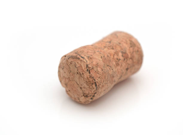 istock Cork made from wine isolated on white background 675251804