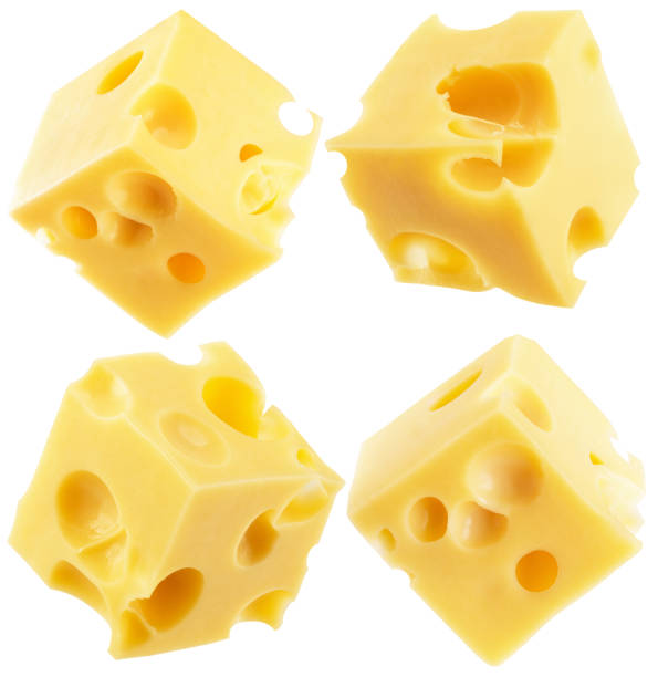 istock collection of cheese cube slices isolated on a white background 675252086