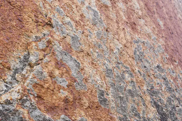 Closeup of granit stone in India