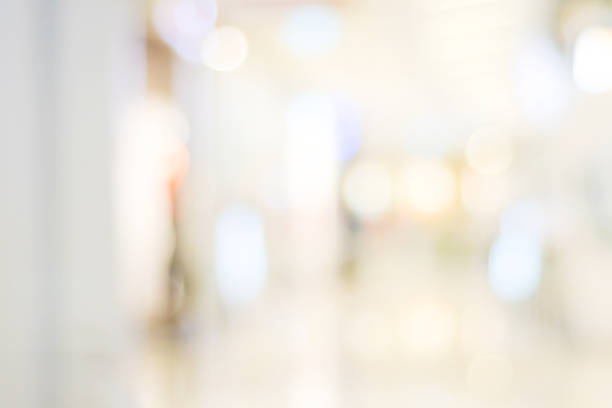 istock Blur store with bokeh light background, business concept 675258194