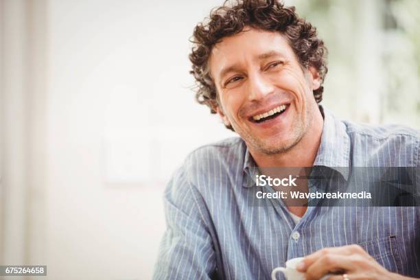 Portrait Of Mature Man Smiling Stock Photo - Download Image Now - Men, Smiling, 40-44 Years