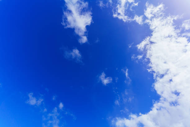 istock Beautiful white clouds and blue sky background 675264934