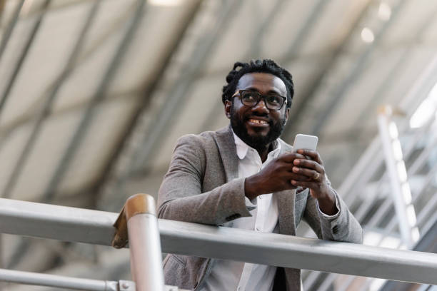 istock Businessman in the Train Station. 675265012