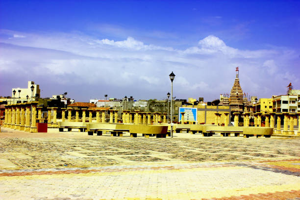 Dwarka is one of the Chardhams (four sacred Hindu pilgrimage sites) and is one of the Sapta Puri, the seven most ancient religious cities in India. Dwarka is often identified with the Dwarka Kingdom, the ancient kingdom of Krishna, and is believed to have been the first capital of Gujarat, that evantually submerged in sea some 5200 years back.