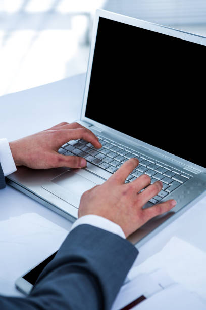 istock close up view of a laptop 675271616