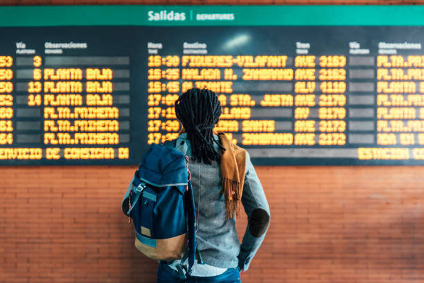 istock Businessman in the Train Station. 675272502