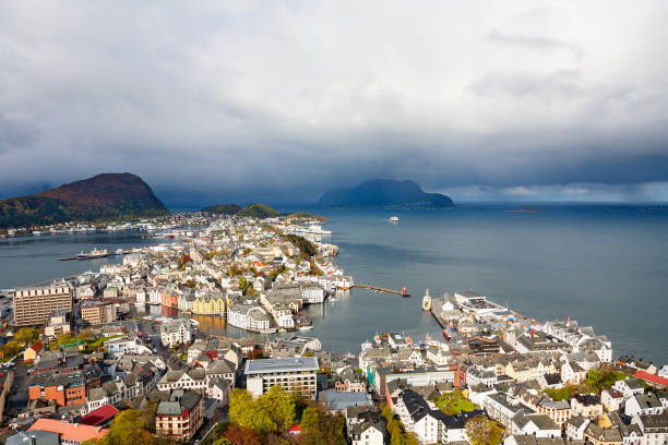 istock Alesund on the Norwegian coast 675285040