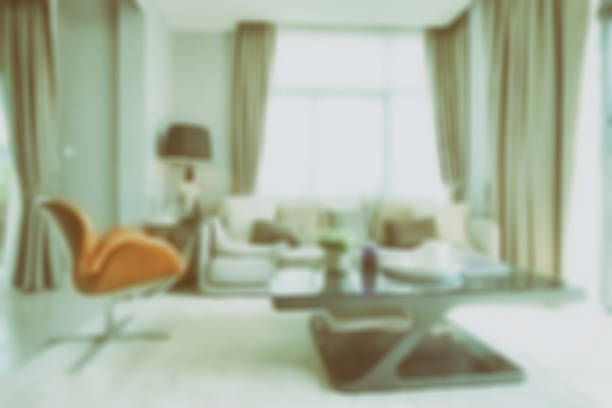 istock Defocus Living room interior in modern style 675286962