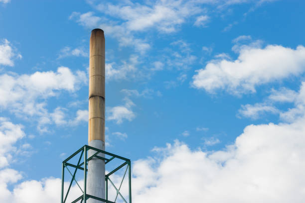 chimney.smokestack in factory