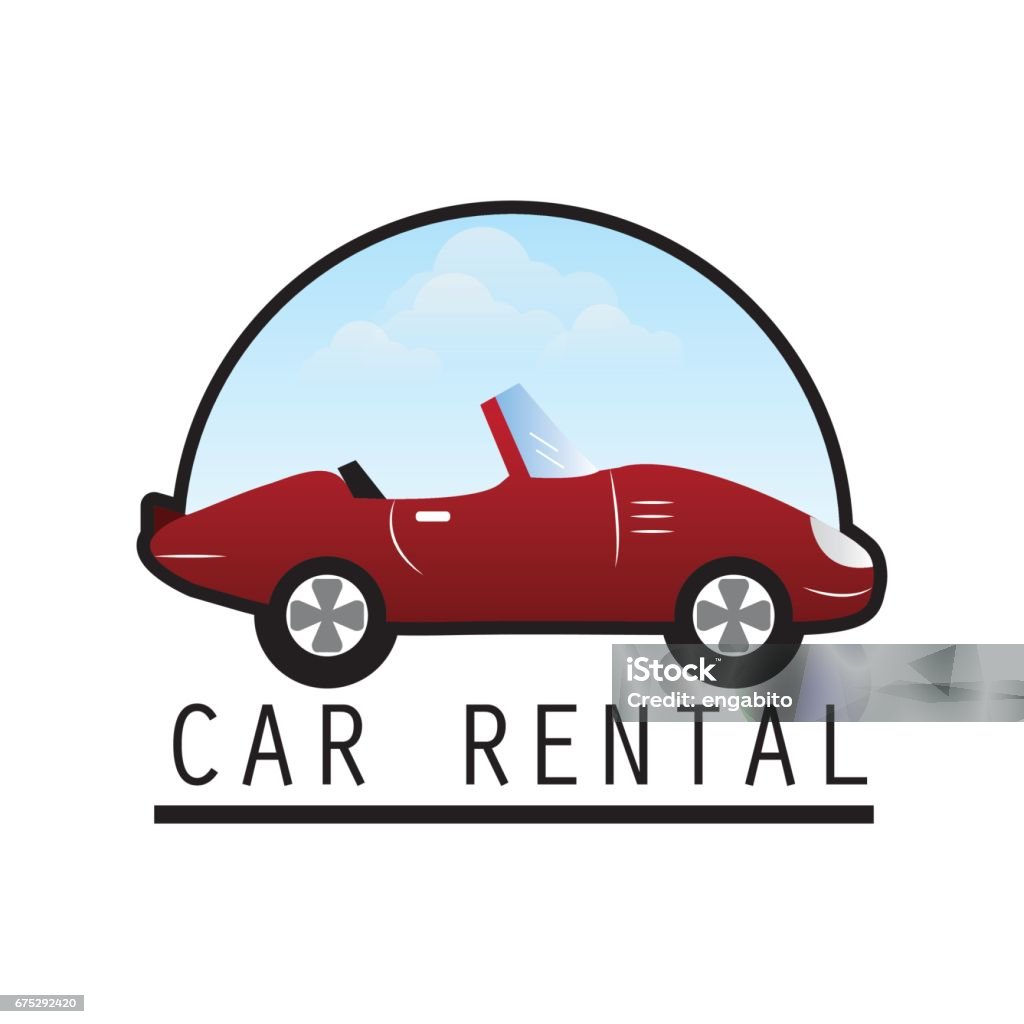 Biểu Tượng Thuê Xe Hơi Với Không Gian Cho Khẩu Hiệu Khẩu Hiệu Của ...