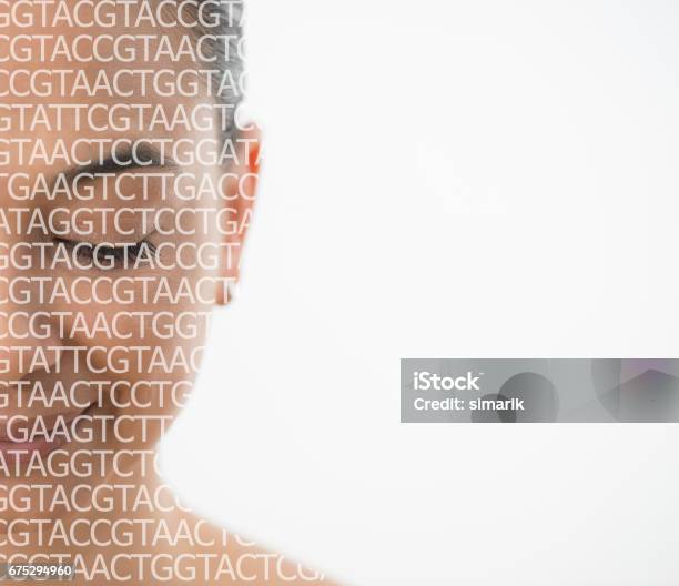 El Adn Humanos Foto de stock y más banco de imágenes de ADN - ADN, Cara humana, Datos
