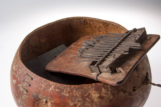 istock Handmade African music instrument 675326808