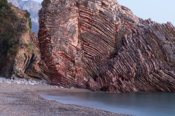 Beautiful bay with rocks in Budva n Montenegro