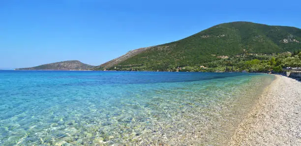 Photo of turquoise sea at Ithaca Greece