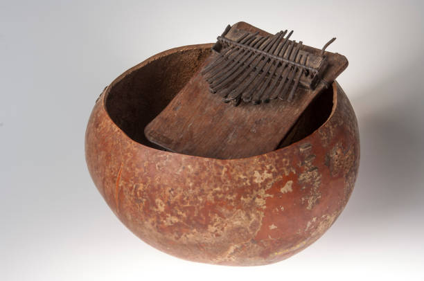 istock Handmade African music instrument 675327500