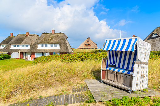 Sylt is the largest North Frisian island and is a popular destination for fine food and water sports. Located off Schleswig-Holstein's North Sea coast.