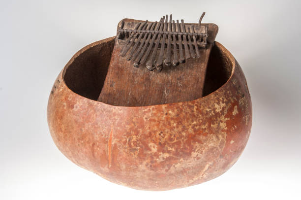 istock Handmade African music instrument 675341810