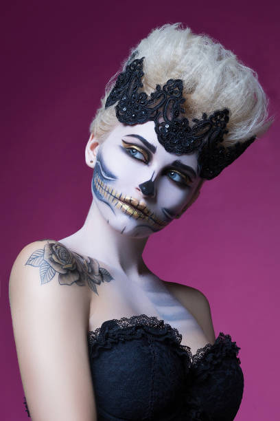 istock beautiful girl with make-up posing 675354736