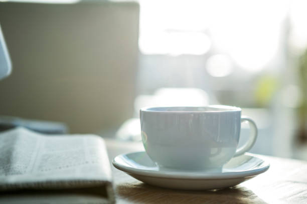 istock Steaming cup of coffee 675371512